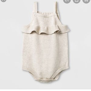 Cat & Jack ruffle onesie/bodysuit